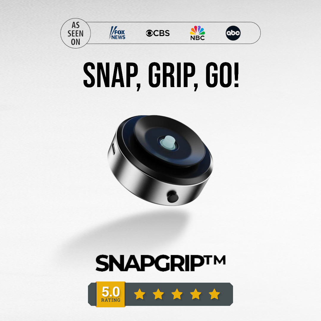 SNAPGRIP™ -  THE ULTIMATE PHONE GRIPPER