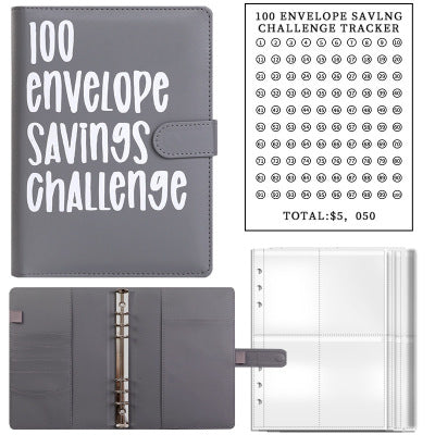 Envelop Challenge Leather Binder