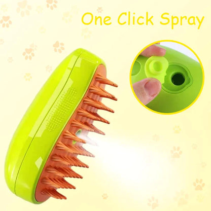 Steam Pet Brush™ - Healthy Skin, Hair Care & Pet Comfort