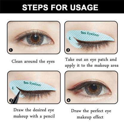 Quick Eyeshadow Stencils™ -  Quickly Create Charming Eyes