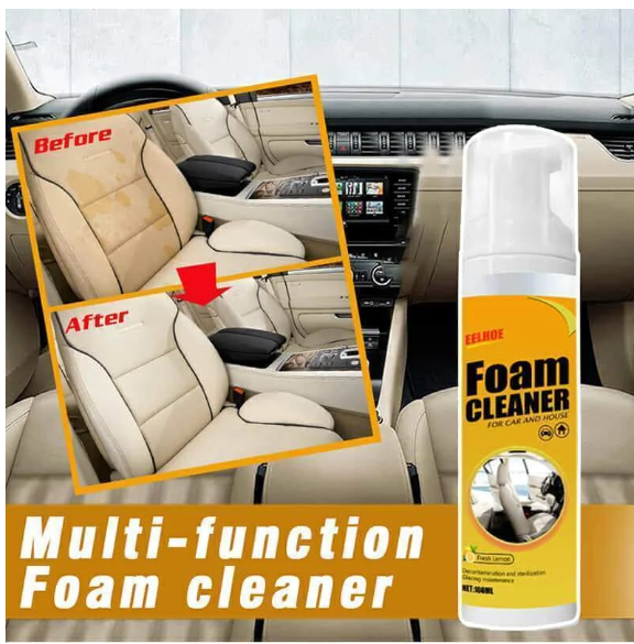 Multi-purpose Foam Cleaner™ - Revives Car Interiors & Home Appliances