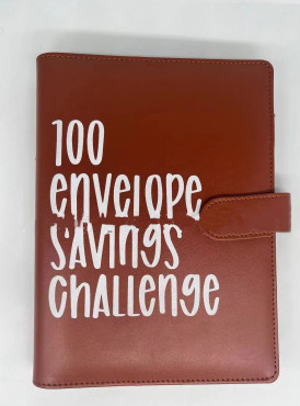 Envelop Challenge Leather Binder