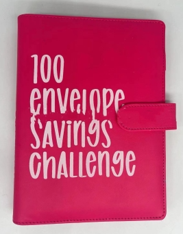 Envelop Challenge Leather Binder