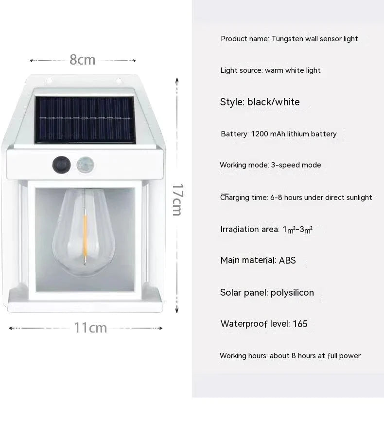 Outdoor Solar Wall Lamp