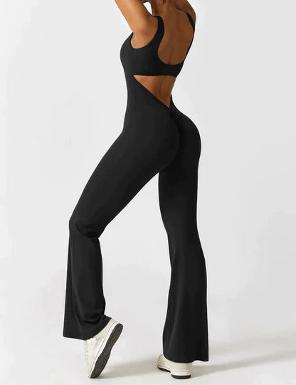 V-Back Flared Bodysuit™ - Breathable Comfort & Stylish Confidence.