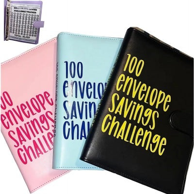 Envelop Challenge Leather Binder