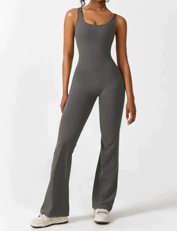 V-Back Flared Bodysuit™ - Breathable Comfort & Stylish Confidence.